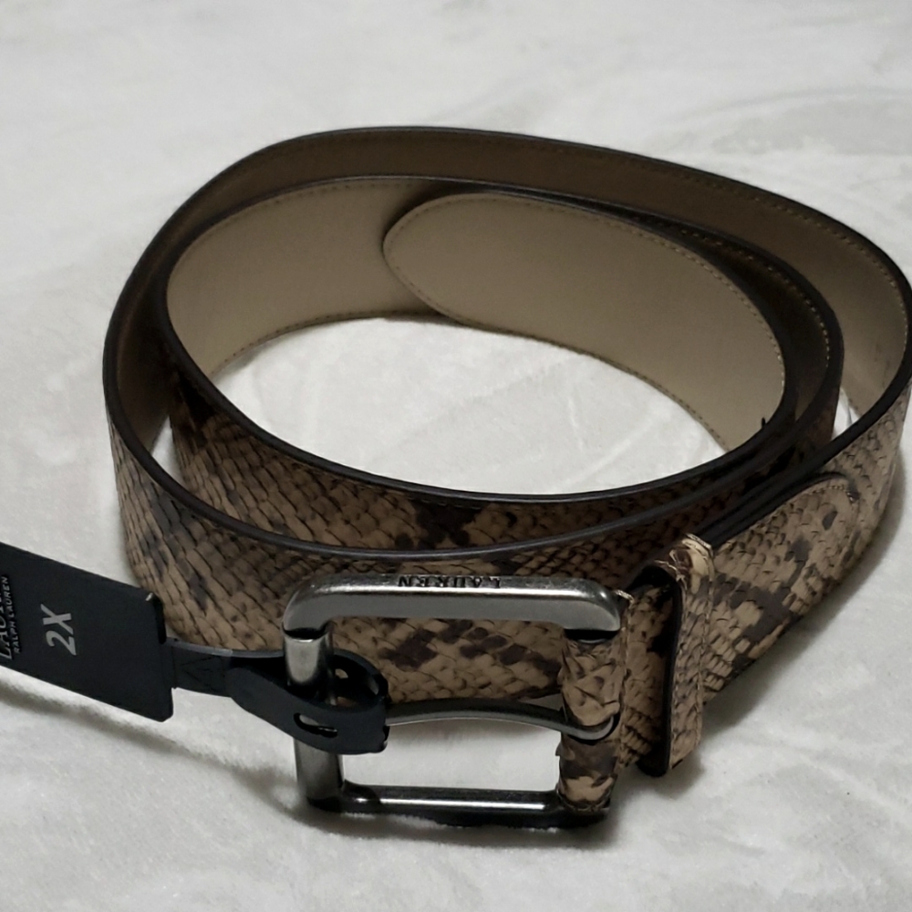Lauren‎ Ralph Lauren faux Snakeskin Belt. 2X